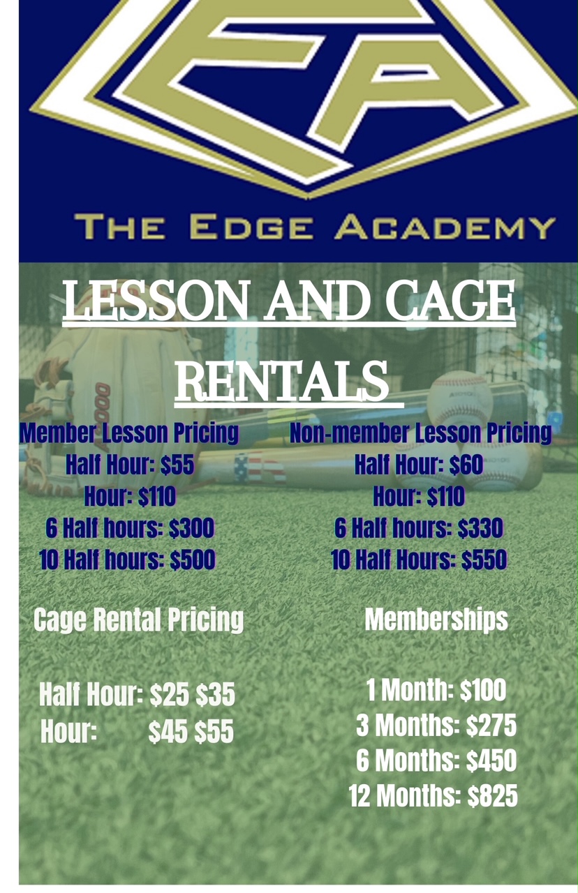 Lesson andCage rentals